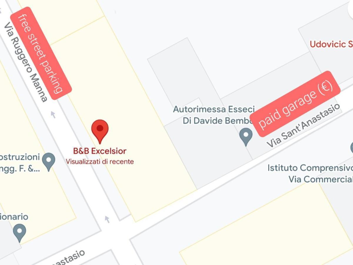 B&B Excelsior Trieszt Kültér fotó
